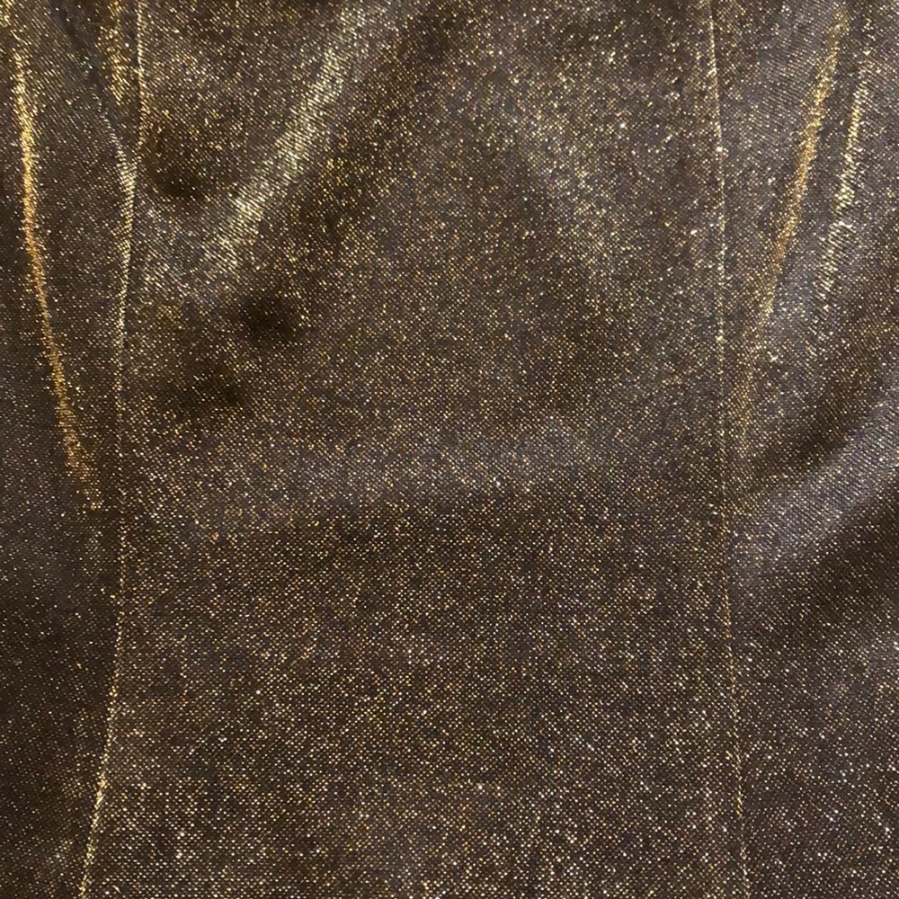 ⭐️HOST PICK⭐️Vintage 90’s metallic gold backless dress - Picture 5 of 12